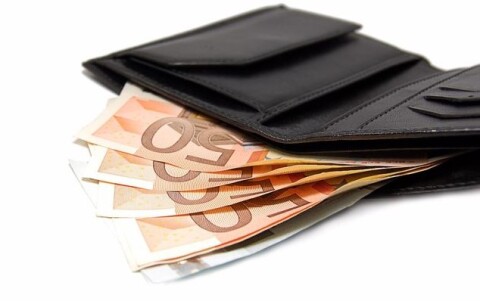 Portemonee met geld
